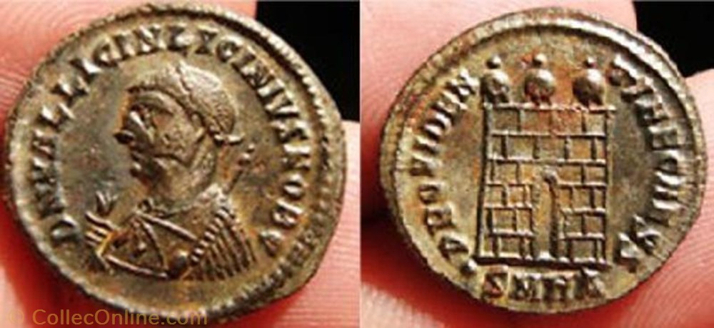 Ae3 Licinius II coin ancient b to roman ae3 licinius ii