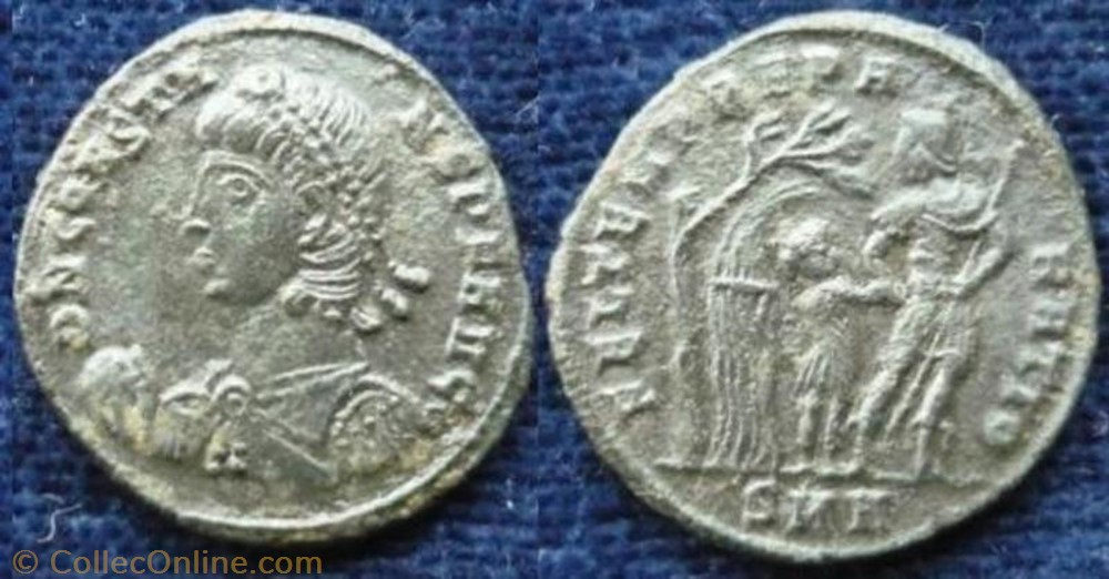 monnaies antiques romaines imperiales et republicaines ae2 centenionalis constans