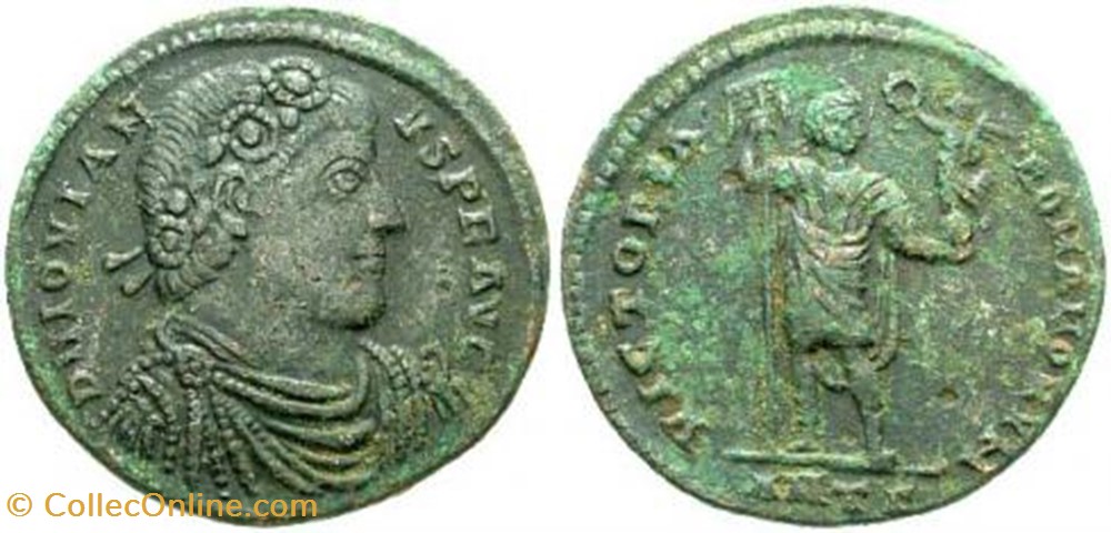 Ae1 Jovien FAUX Moderne coin ancient b c to roman republicain imperial ae1 jovien faux moderne