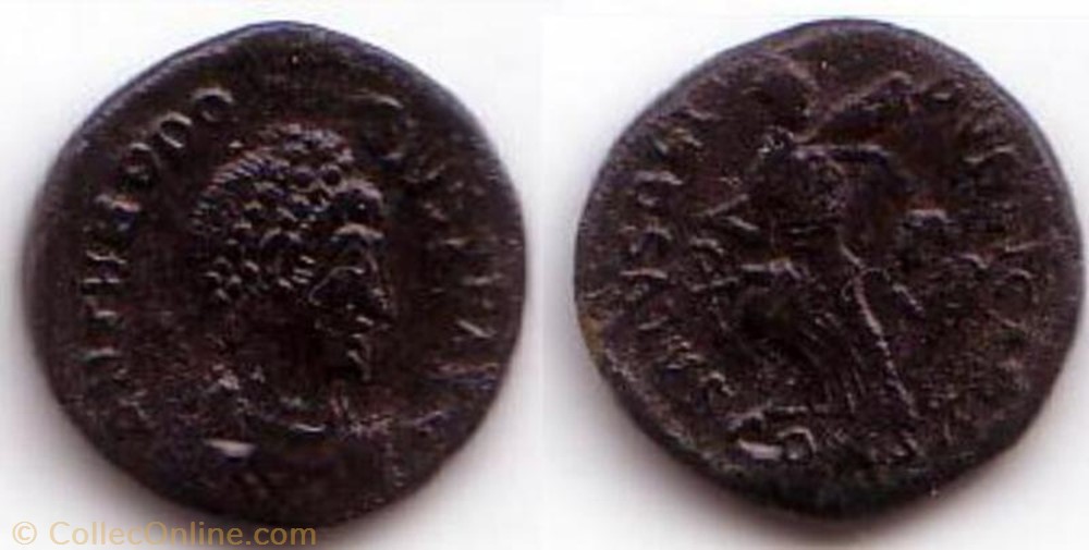 Ae4 Théodose Ier monnaie antique av jc ap romaine ae4 theodose ier