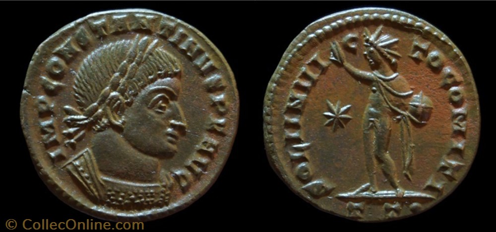 Follis réduit Constantin Ier monnaie antique av jc ap romaine follis reduit constantin ier