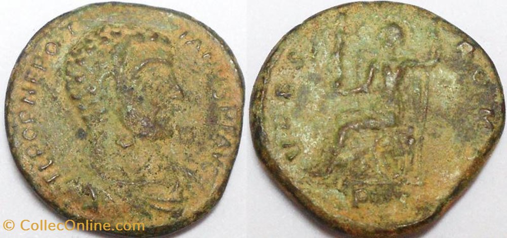 Ae2 Maiorina Nepotien FAUX MODERNE coin ancient b c to roman republicain imperial ae2 maiorina nepotien faux moderne