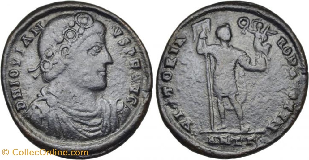 Ae1 Jovien FAUX Moderne coin ancient b c to roman republicain imperial ae1 jovien faux moderne