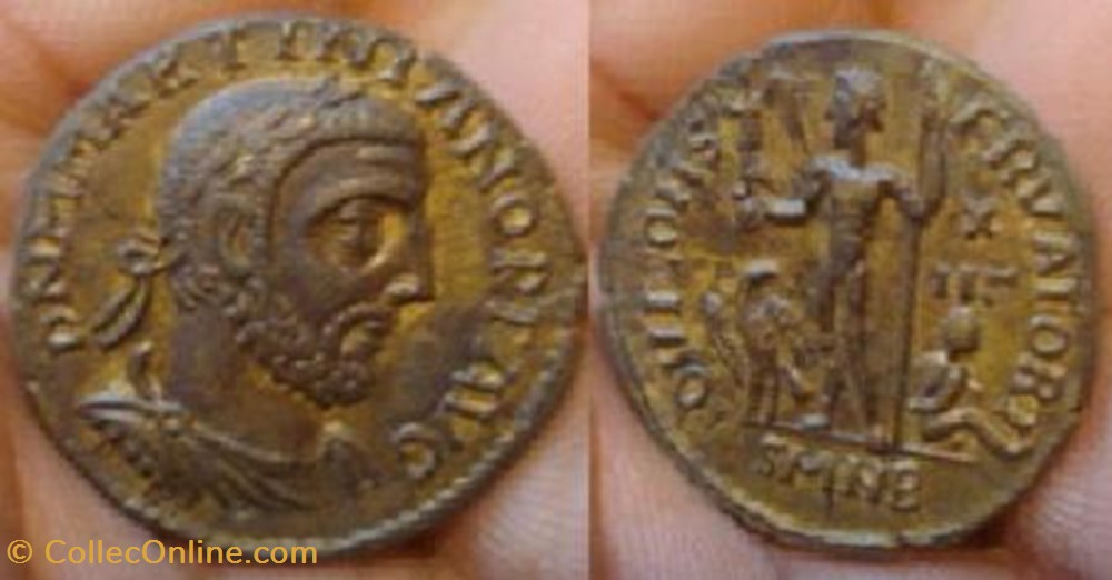 coin ancient b c to roman republicain imperial ae3 martinien faux moderne
