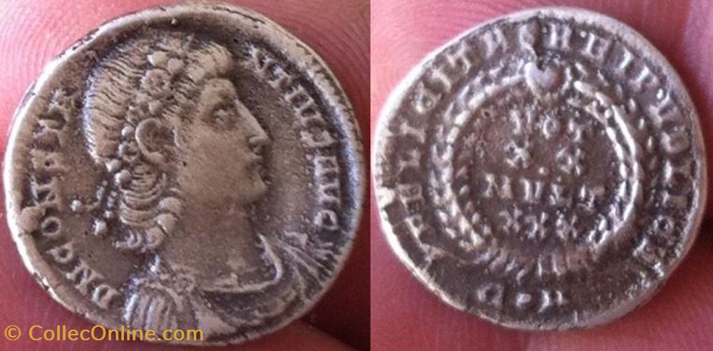 Silique Constance II FAUX MODERNE coin ancient b to roman republicain imperial silique constance ii faux moderne