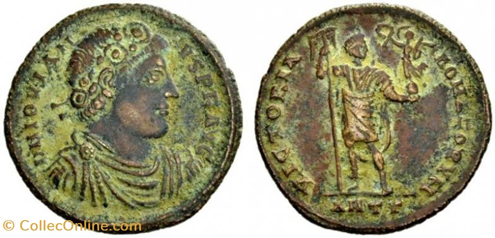 Ae1 Jovien FAUX Moderne coin ancient b c to roman republicain imperial ae1 jovien faux moderne