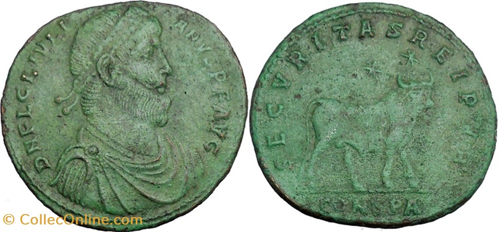 Double Maiorina Julien II coin ancient c to roman republicain imperial double maiorina julien ii