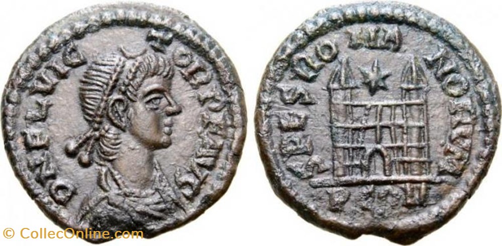 Ae4 Flavius Victor Faux moderne coin ancient b roman republicain imperial ae4 flavius victor faux moderne