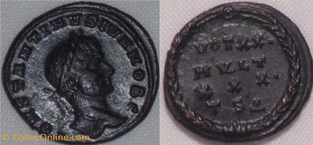 Ae3 Constantin II coin ancient b to roman republicain imperial ae3 constantin ii