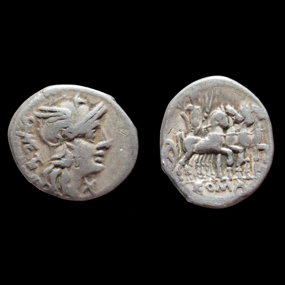CAECILIA Denier monnaie antique romaine caecilia denier