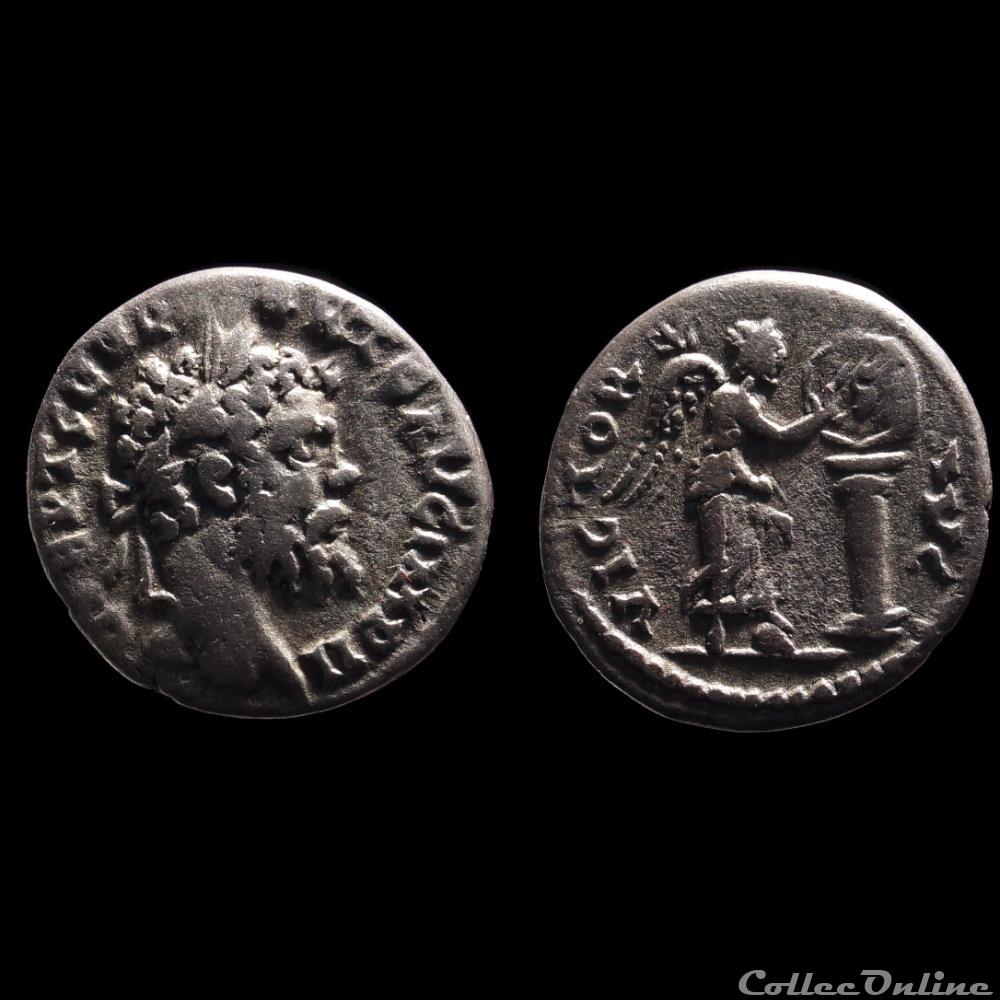 SEPTIME SÉVÈRE Denier monnaie antique av jc a ap romaine republicaine imperiale septime severe denier