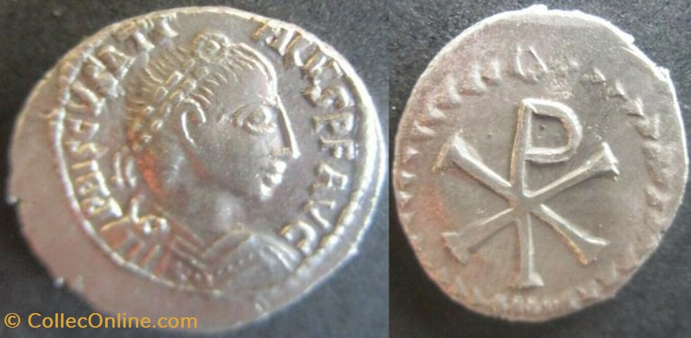 silique Priscus Attalus FAUX MODERNE coin ancient b to roman republicain imperial silique priscus attalus faux moderne