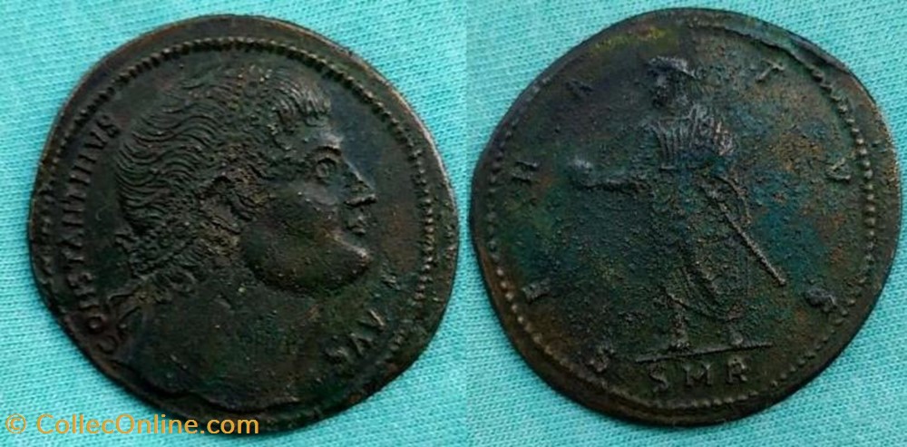 Médaillon bronze Constantin Ier FAUX MODERNE coin ancient to roman republicain imperial medaillon bronze constantin ier faux moderne