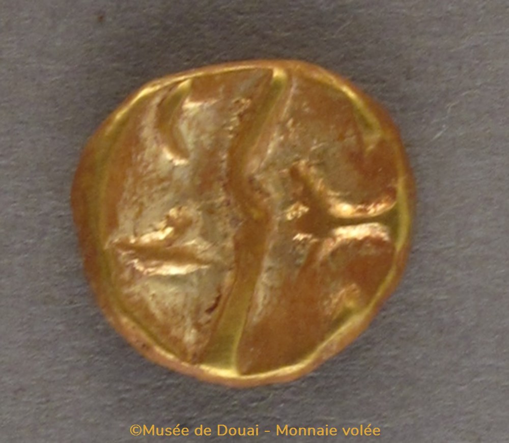 Dépôt Sin-Le-Noble - Statère - Monnaie volée monnaies antiquite av jc ap gauloises depot sin le noble statere monnaie volee