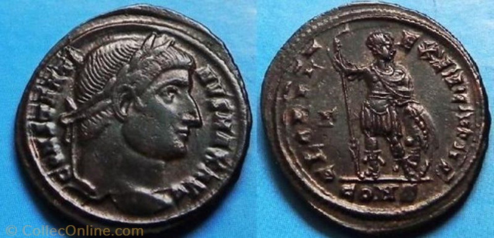 coin ancient b to roman ae3 constantin ier