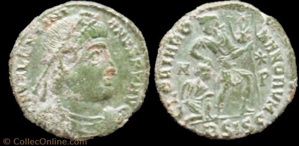 Ae3 Valentinien I monnaie antique av jc ap romaine ae3 valentinien i