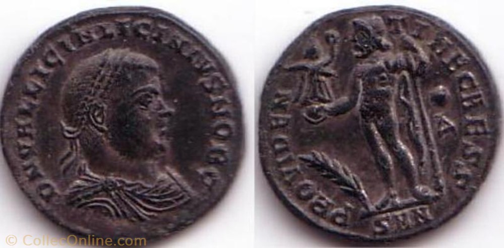 coin ancient b to roman ae3 licinius ii