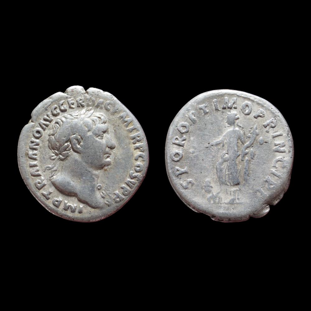 TRAJAN Denier monnaie antique romaine trajan denier