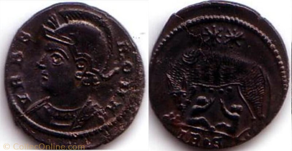 Ae3 Vrbs Roma monnaie antique av jc ap romaine ae3 vrbs roma