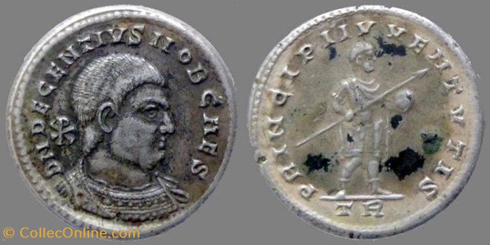 Multiple argent Décence FAUX MODERNE coin ancient b to roman republicain imperial multiple argent decence faux moderne