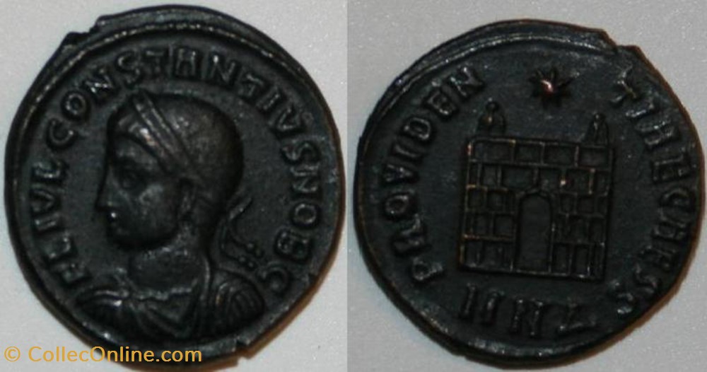Ae3 Constance II FAUX MODERNE coin ancient b to roman republicain imperial ae3 constance ii faux moderne