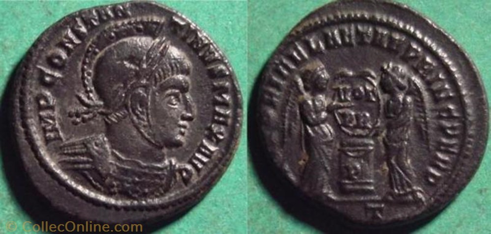 Ae3 Constantin Ier coin ancient b to roman ae3 constantin ier