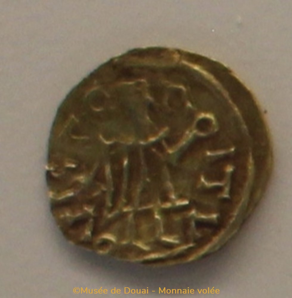 Tremissis - Imitation méro - Monnaie volée monnaies france merovingiennes tremissis imitation mero monnaie volee