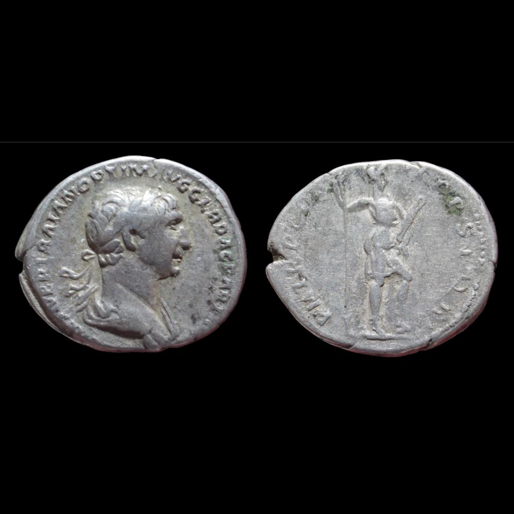 monnaie antique romaine trajan denier