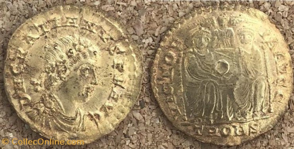 Solidus Gratien Faux moderne coin ancient b c to roman republicain imperial solidus gratien faux moderne