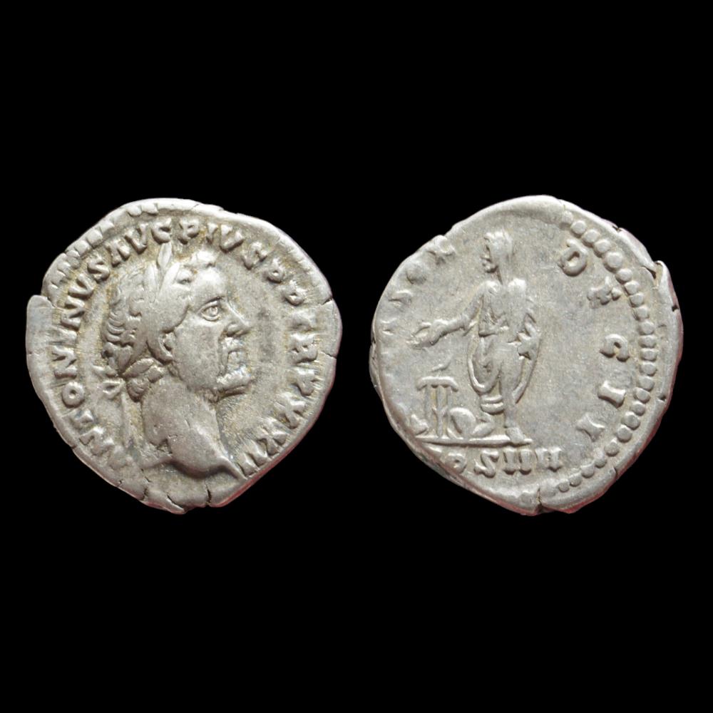 ANTONIN LE PIEUX Denier monnaie antique romaine antonin le pieux denier