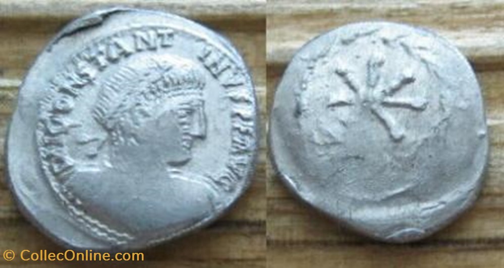 Silique Constantin III FAUX MODERNE coin ancient b to roman republicain imperial silique constantin iii faux moderne