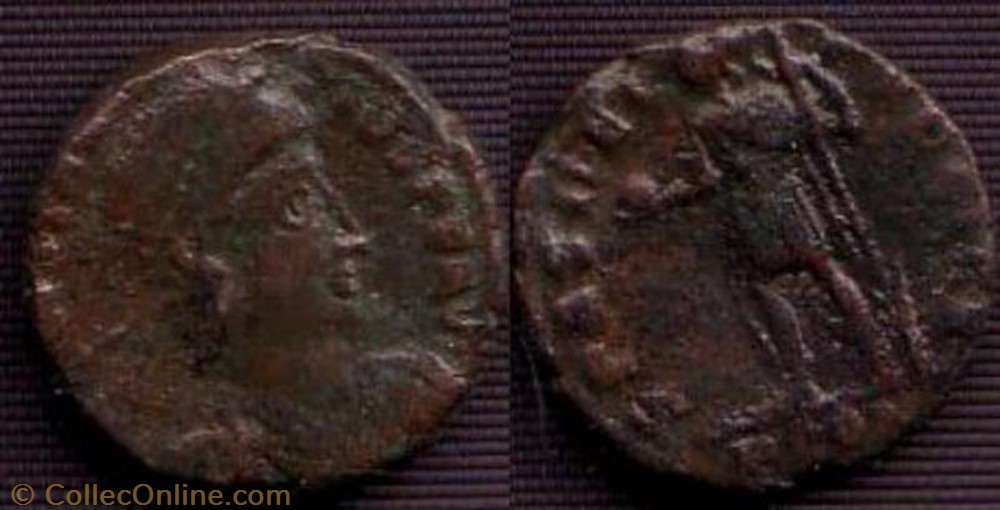 Ae4 Constance II monnaie antique av jc ap romaine ae4 constance ii