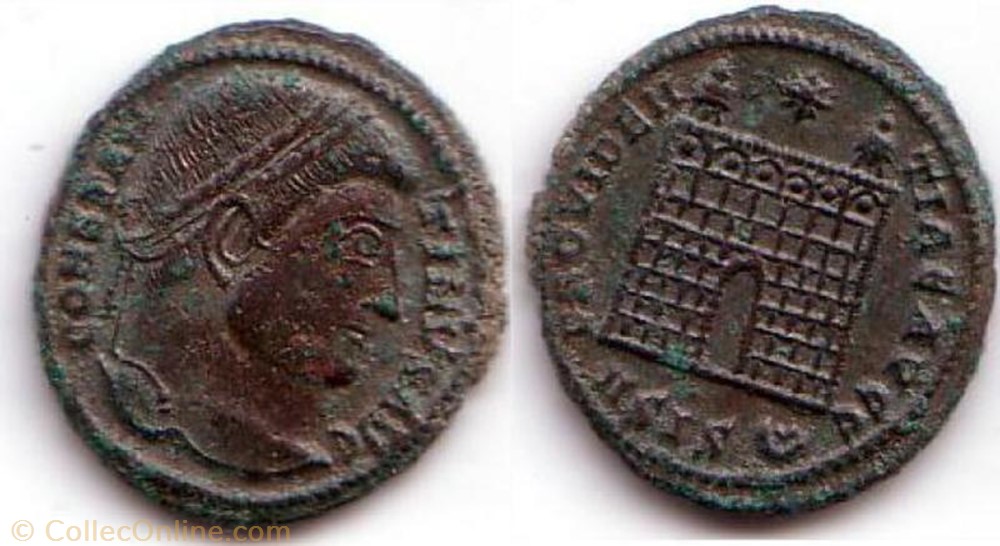 Ae3 Constantin Ier monnaie antique av jc ap romaine ae3 constantin ier