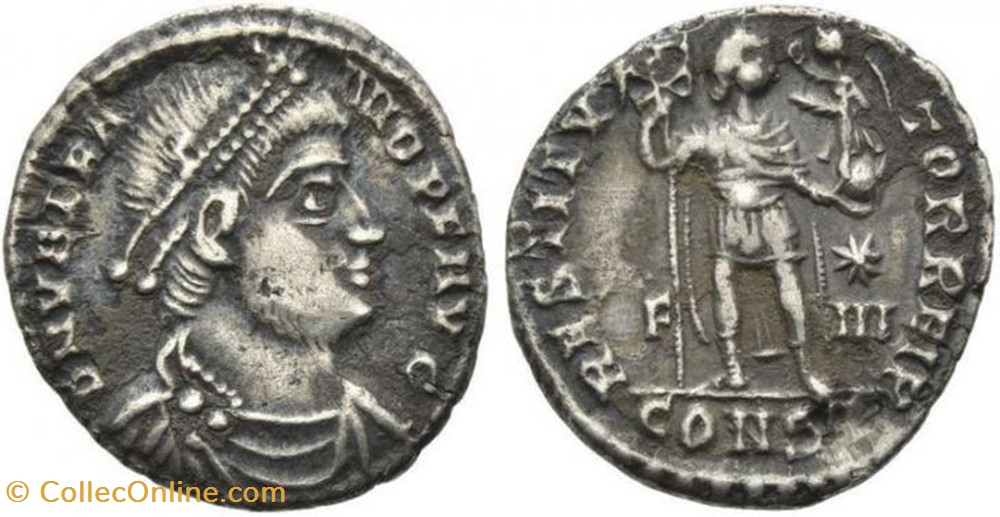coin ancient b c to roman republicain imperial silique vetranio faux moderne