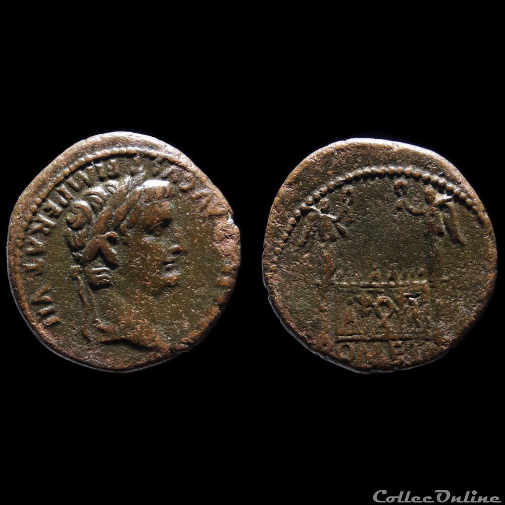 TIBÈRE As monnaie antique romaine tibere as