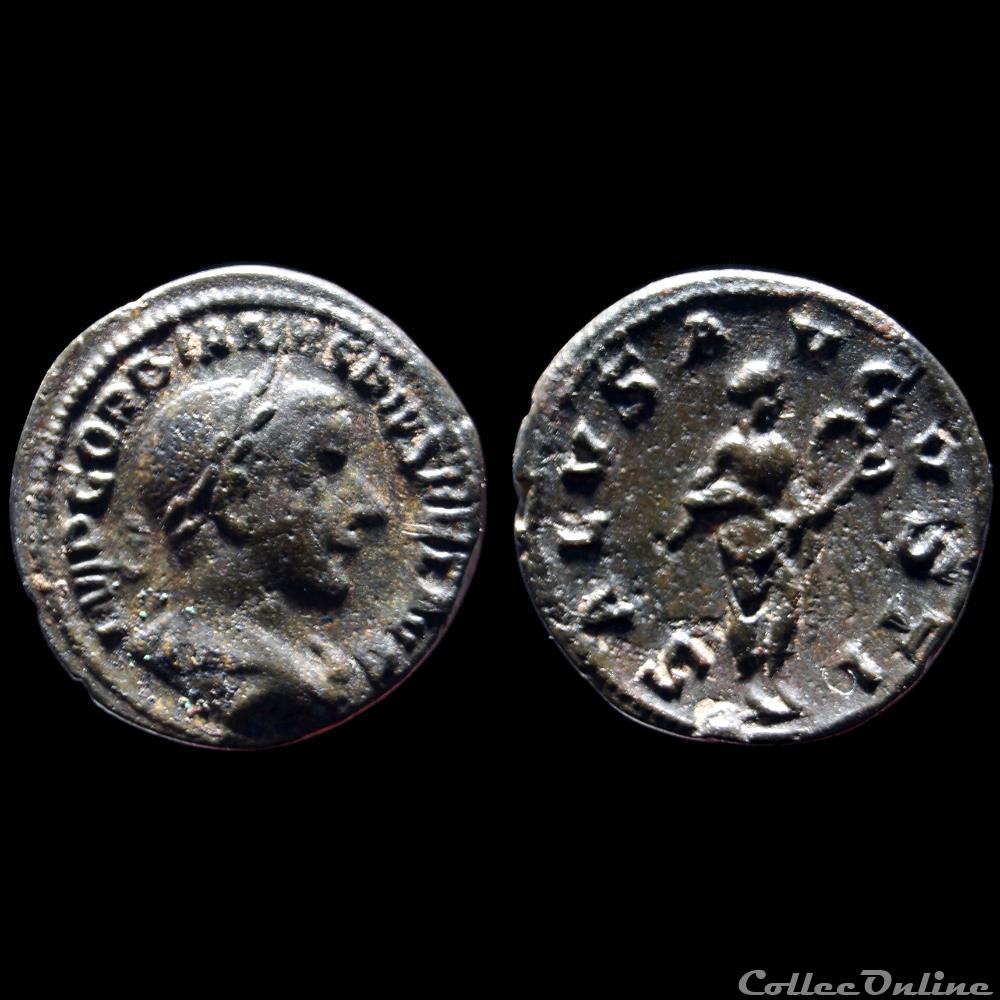 monnaie antique romaine gordien iii denier de limes