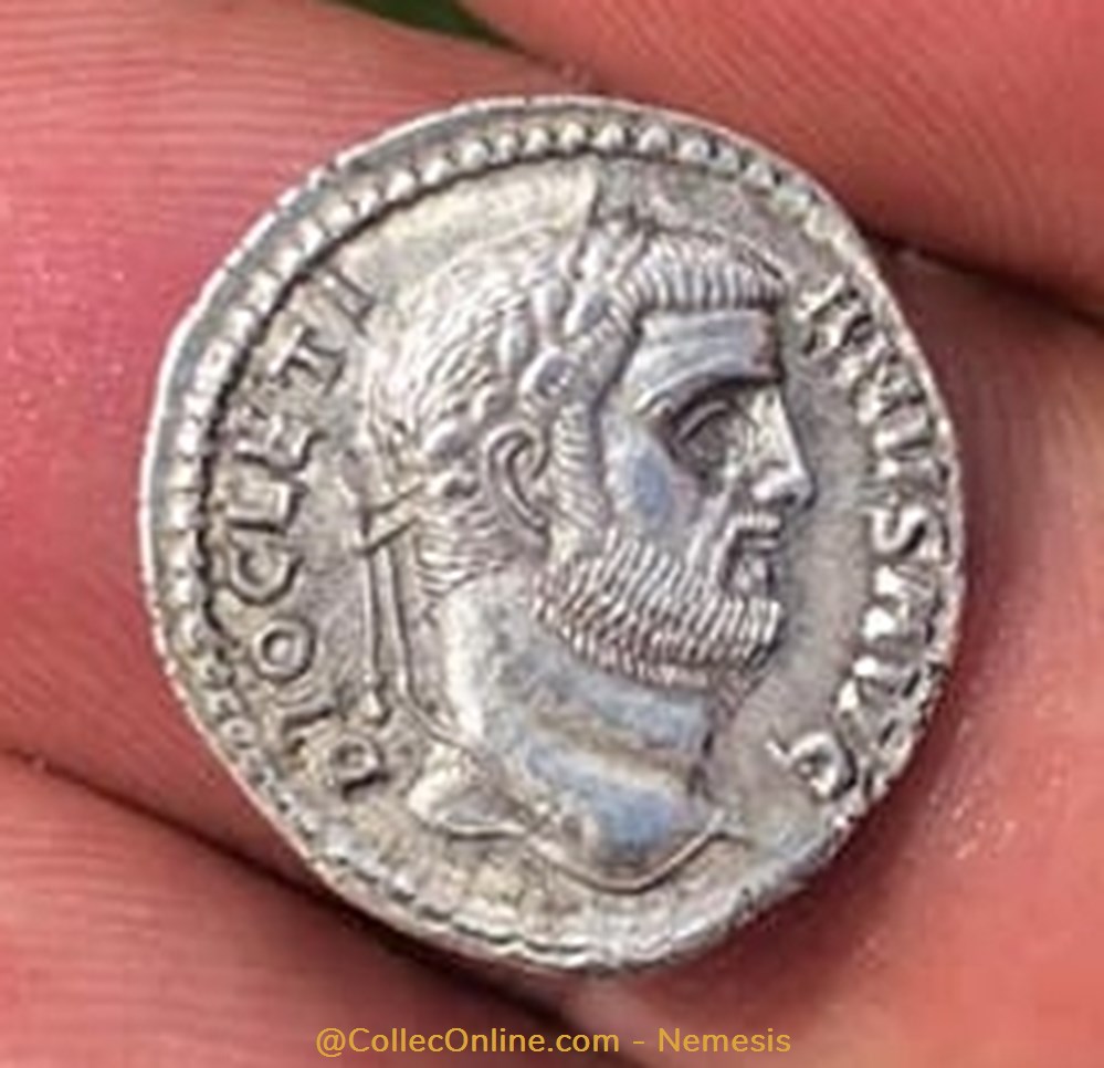 monnaie antique av jc ap romaine republicaine imperiale diocletien argenteus faux moderne