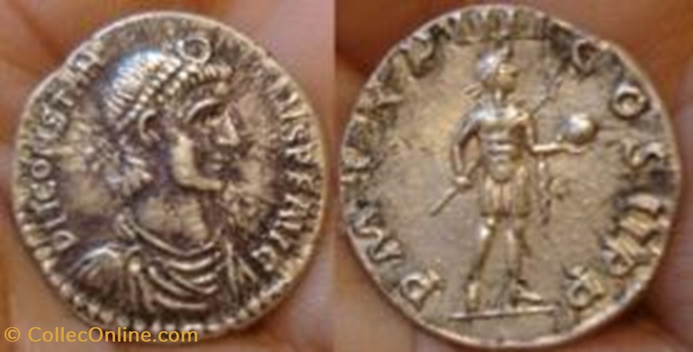 « Silique » Constance II FAUX MODERNE coin ancient b to roman republicain imperial silique constance ii faux moderne