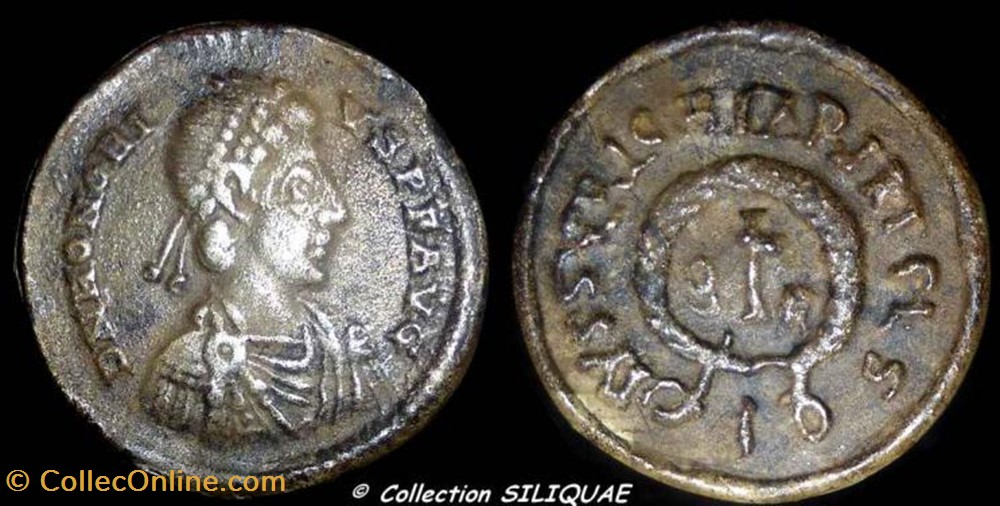 Silique Honorius FAUX MODERNE coin ancient b c to roman republicain imperial silique honorius faux moderne