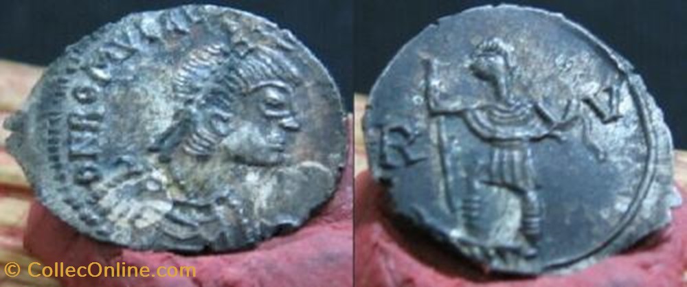 coin ancient b c to roman republicain imperial demi silique romulus auguste faux moderne