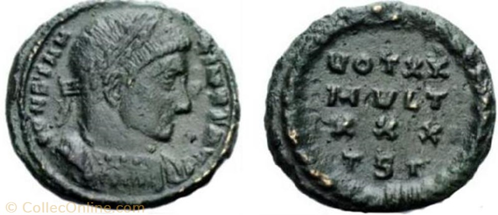 Ae3 Constantin Ier coin ancient b to roman ae3 constantin ier