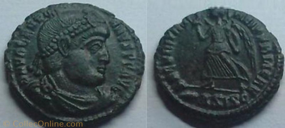 Ae3 Valentinien Ier monnaie antique av jc ap romaine ae3 valentinien ier