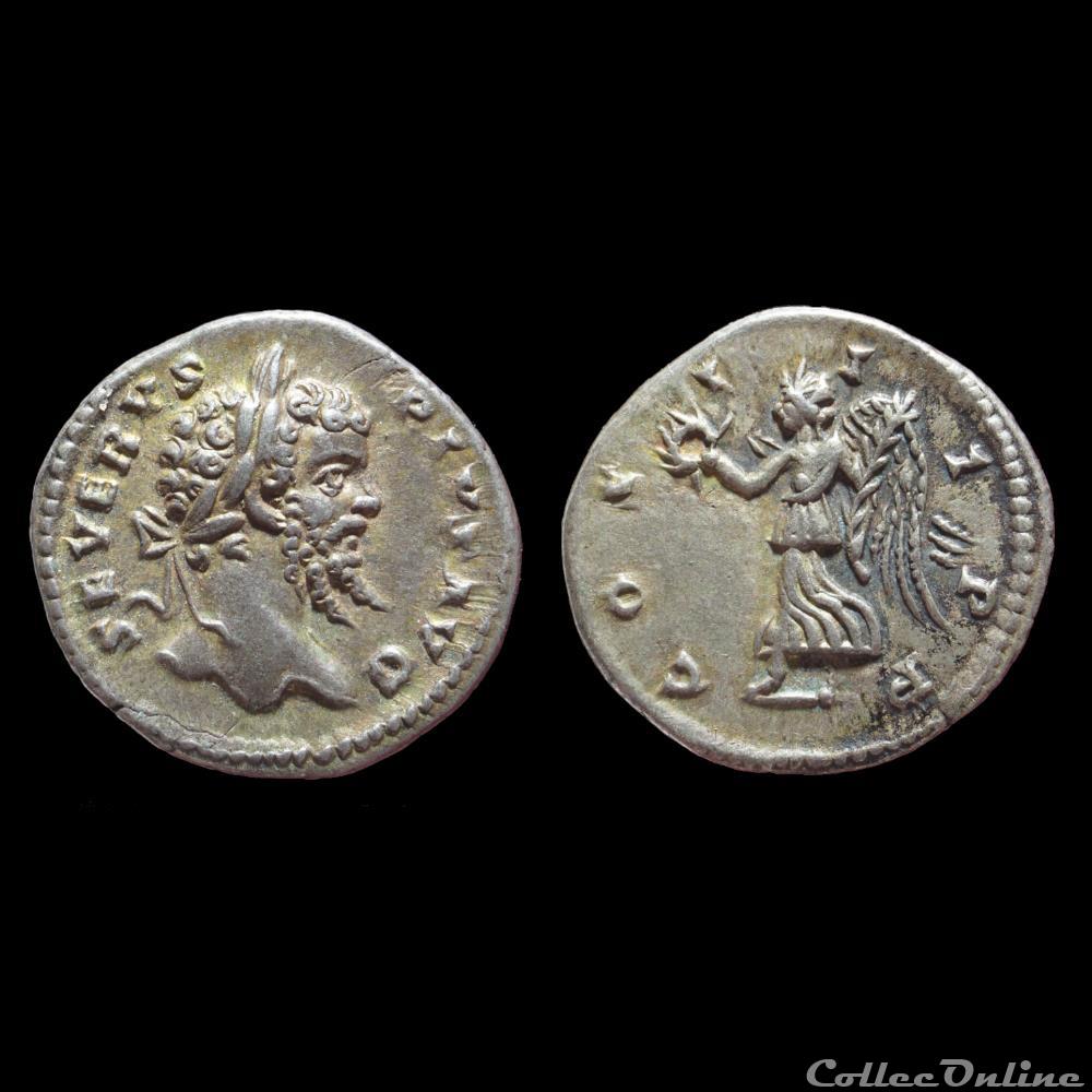 SEPTIME SÉVÈRE Denier monnaie antique romaine septime severe denier