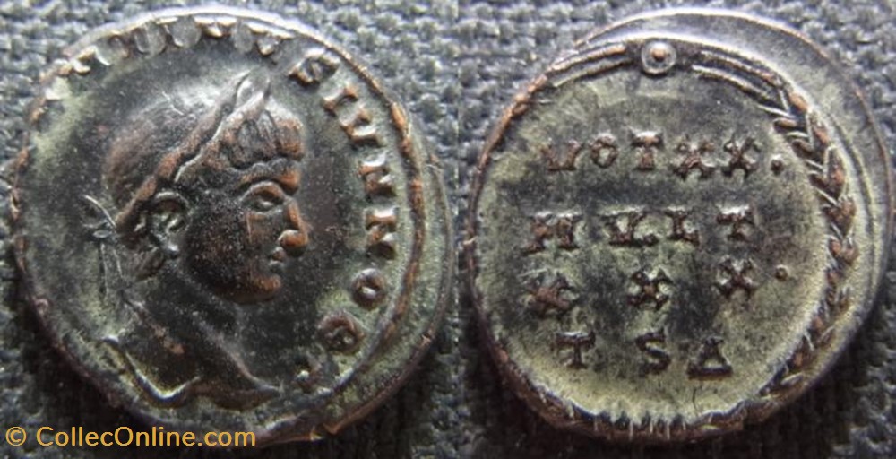 Ae3 Constantin II FAUX MODERNE coin ancient b to roman republicain imperial ae3 constantin ii faux moderne