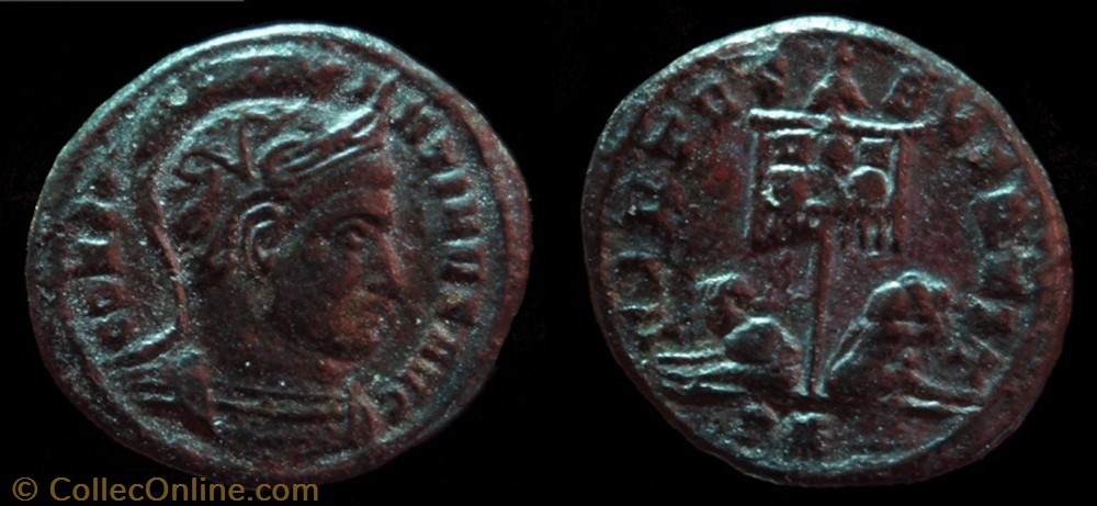 Ae3 Constantin Ier coin ancient b to roman ae3 constantin ier