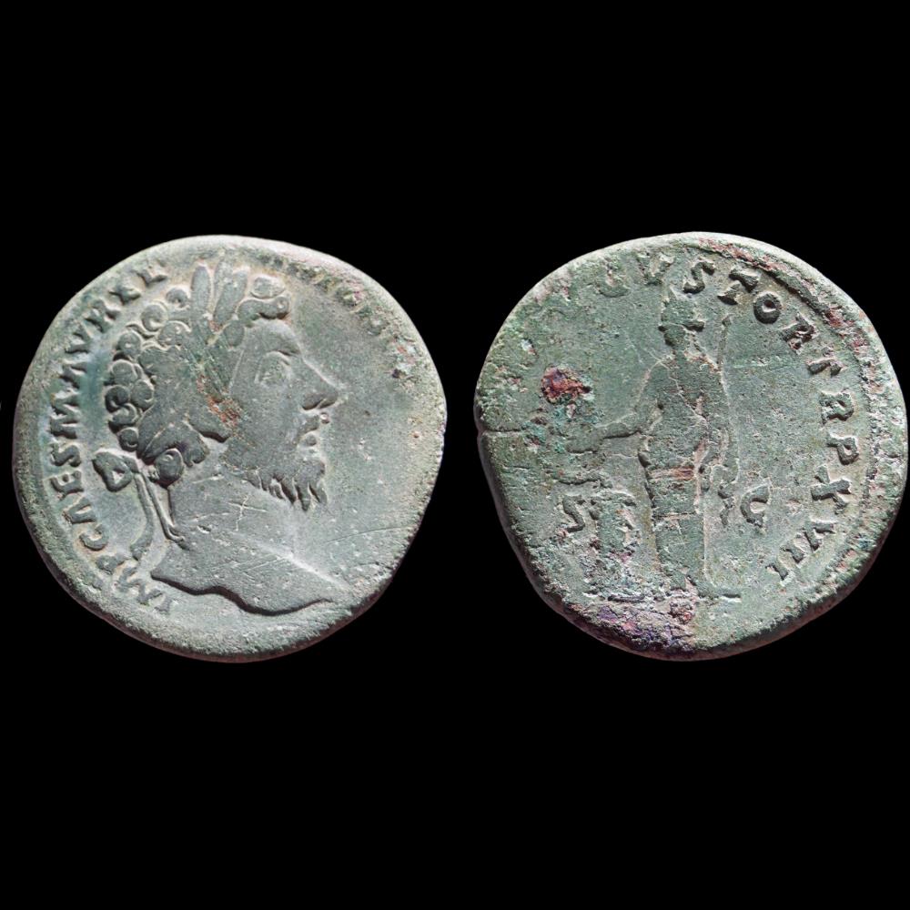 monnaie antique romaine marc aurele sesterce