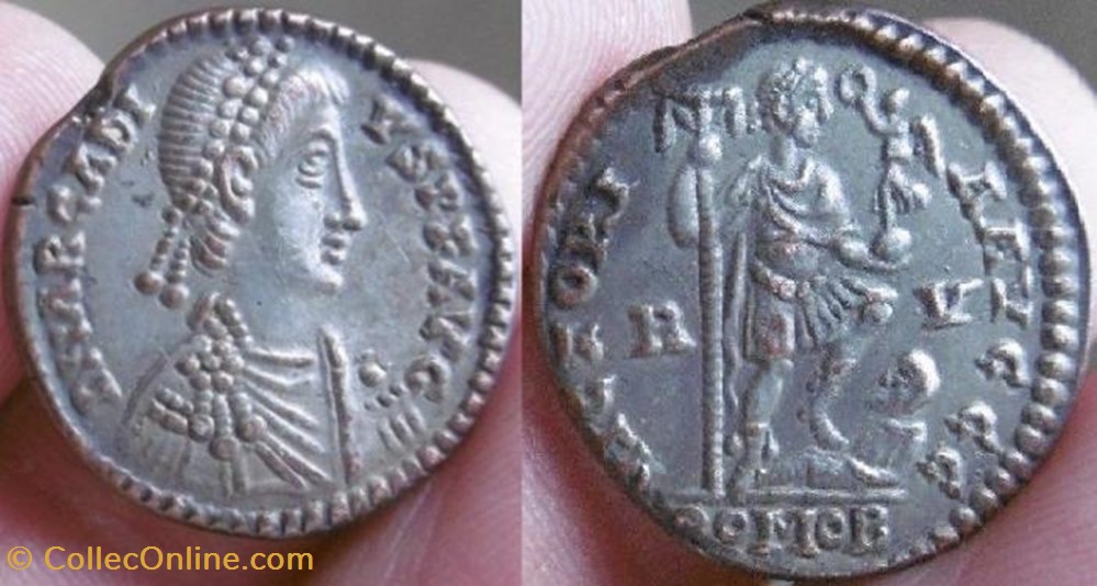 Solidus Arcadius Faux moderne coin ancient b to roman republicain imperial solidus arcadius faux moderne