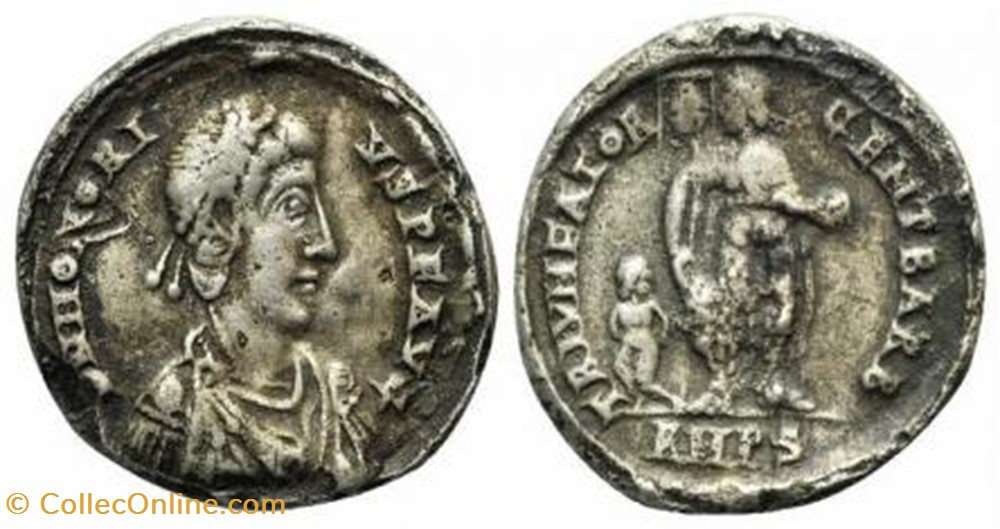 Médaillon Honorius Faux moderne coin ancient b c to roman republicain imperial medaillon honorius faux moderne