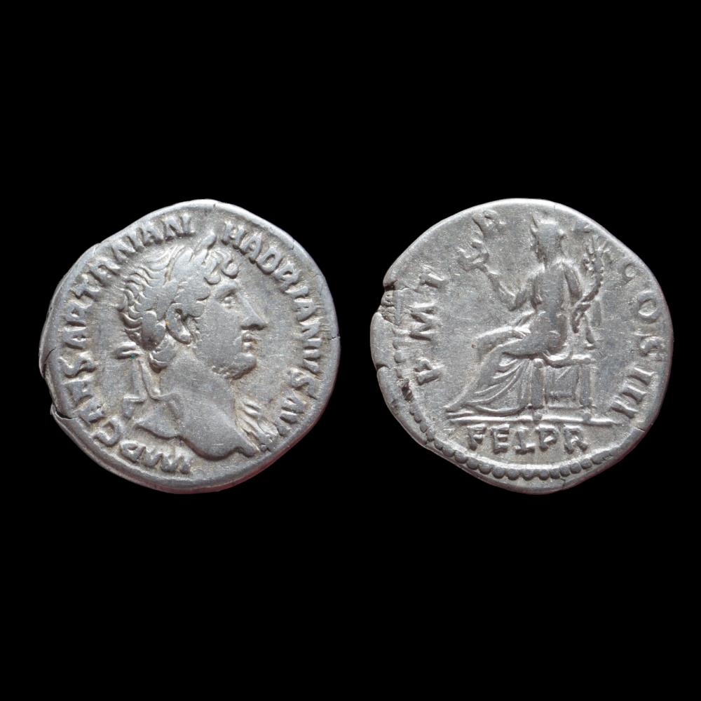 monnaie antique romaine hadrien denier