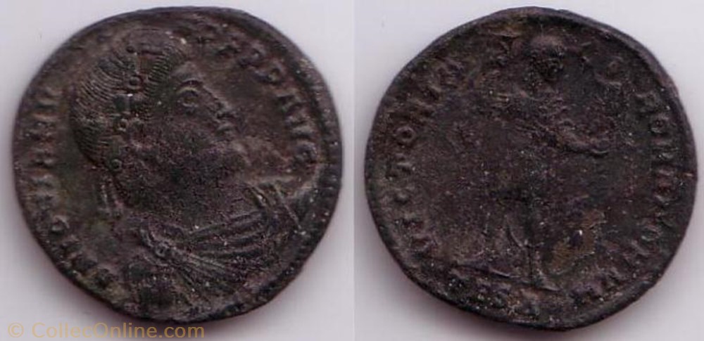 coin ancient b c to roman ae1 jovien